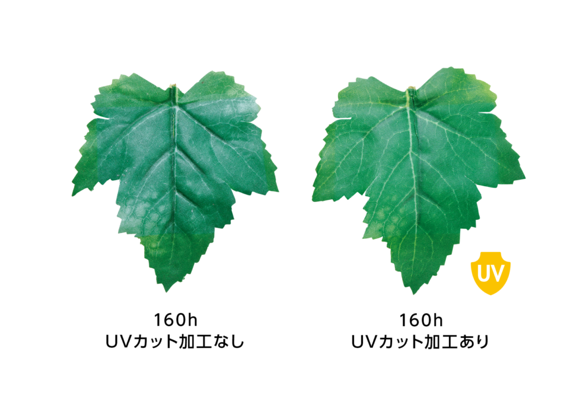屋外装飾に“安⼼”をプラスする「UV加⼯」