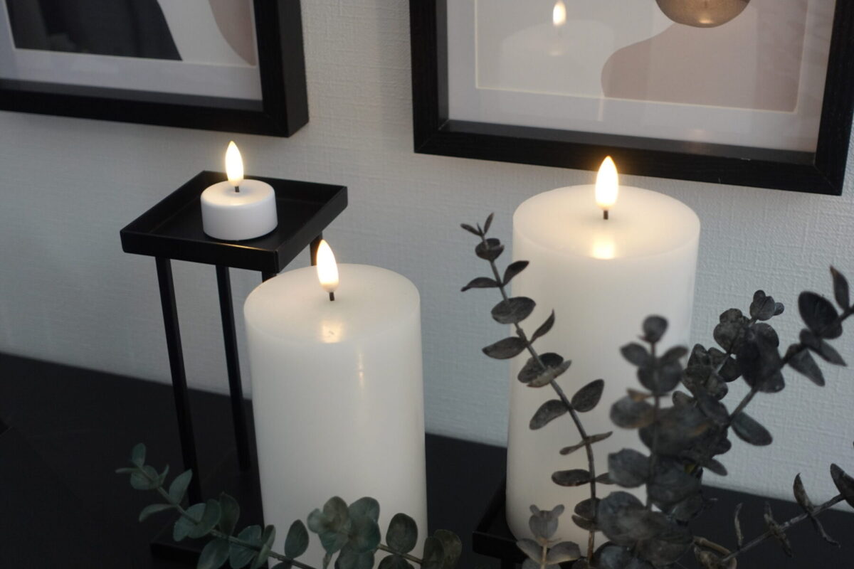 インテリアとして飾られたパトリアキャンドル