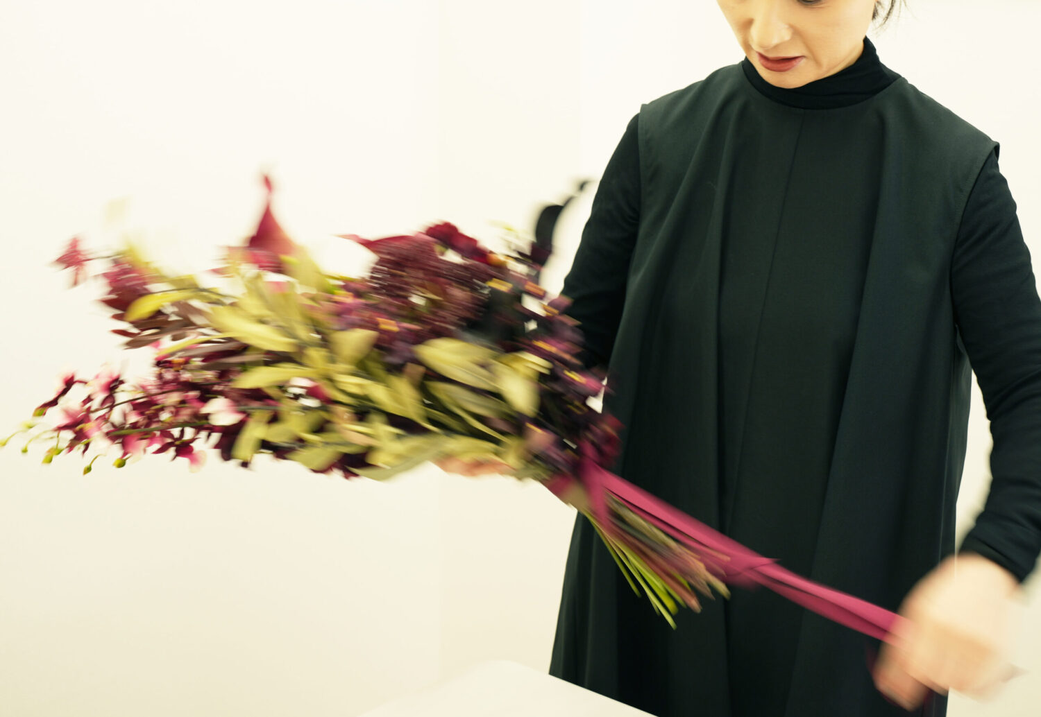 バーガンディのブーケ